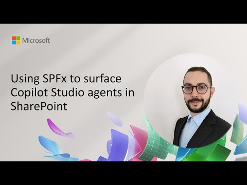Using SPFx to surface Copilot Studio agents in SharePoint