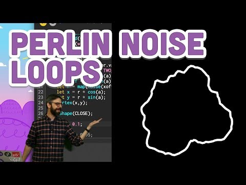 Coding Challenge #136.1: Polar Perlin Noise Loops