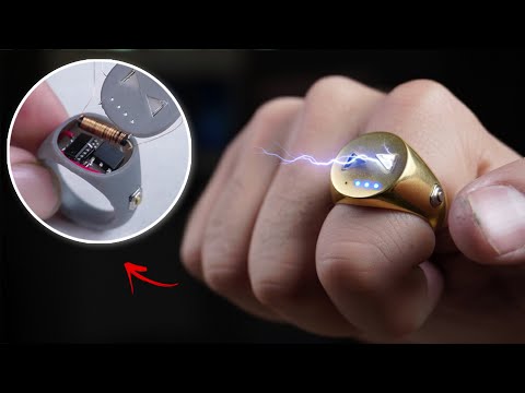 I Put a 10,000V High Voltage Generator In a RING! (PLASMA transformer)