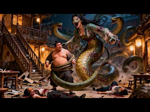 A country boy awakens his divine power and battles a giant python witch, saving the entire village.