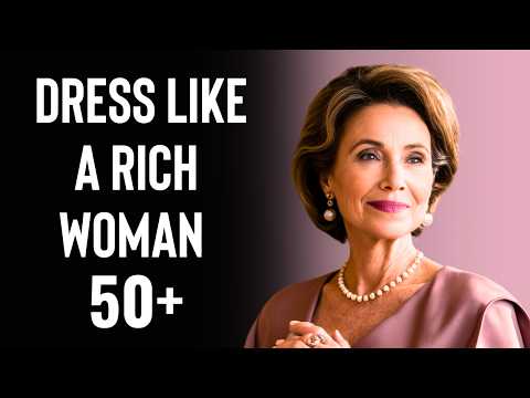 How To Dress Like a Rich Woman 50+ 60+