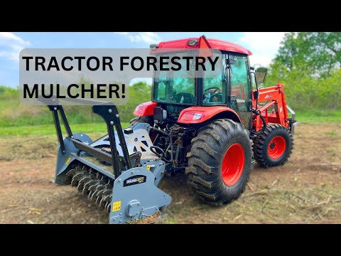 You Won't BELIEVE What This Tractor Attachment Can Do! - Baumalight Brush Mulcher