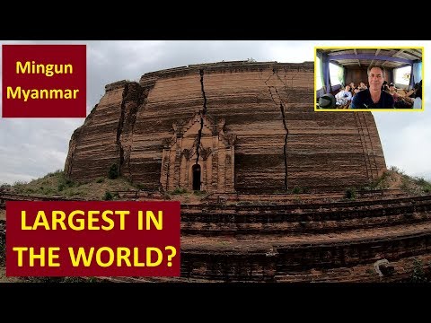 Astonishing Unfinished Pagoda of Mingun - MANDALAY, MYANMAR