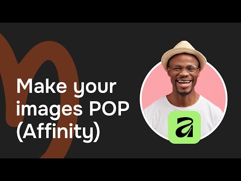 How to Make a Super Easy Pop Out Effect in Affinity #affinity #photoshop #designtips