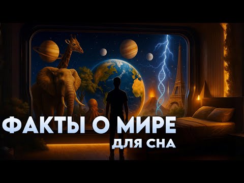ЛЕКЦИЯ ДЛЯ СНА🌙 300 фактов о мире, которые помогут вам уснуть