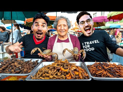 Exotic Food in Thailand 🥵 कमजोर दिल वाले ना देखें  Ye Log Kya Kha Jaate Hain