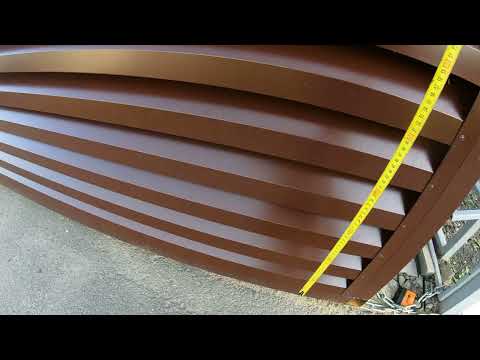 Инструкция по монтажу забора-жалюзи GRAND LINE MILAN