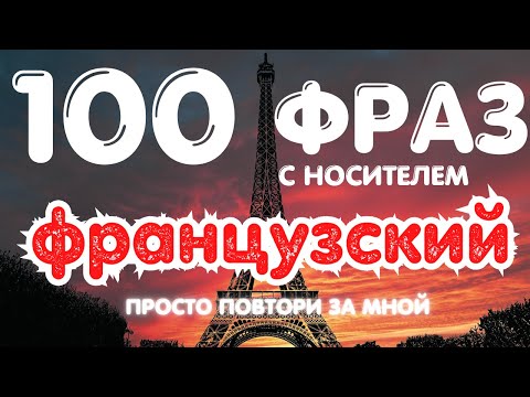 🇫🇷 ФРАНЦУЗСКИЙ С НОСИТЕЛЕМ: ТОП-100 ФРАЗ ДЛЯ НАЧИНАЮЩИХ