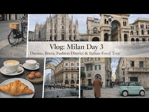 Returning to Our Student Days in Milan | Duomo, Brera, Fashion District & Italian Food Tour