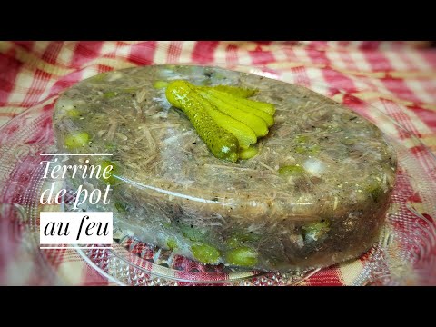 TERRINE DE BOEUF EN GELÉE avec les restes de pot-au-feu