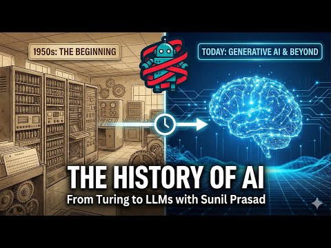 The History of AI: From Turing to LLMs with Sunil Prasad