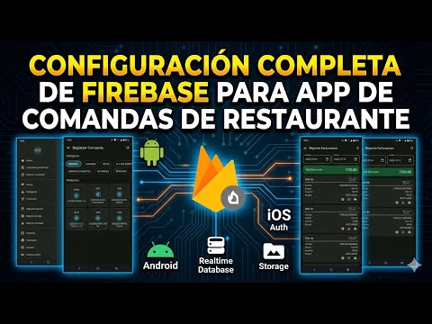 Configuración Completa de Firebase para App de Comandas de Restaurante (Android) | Código Fuente
