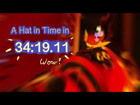 A Hat in Time Any% speedrun in 34:19.11