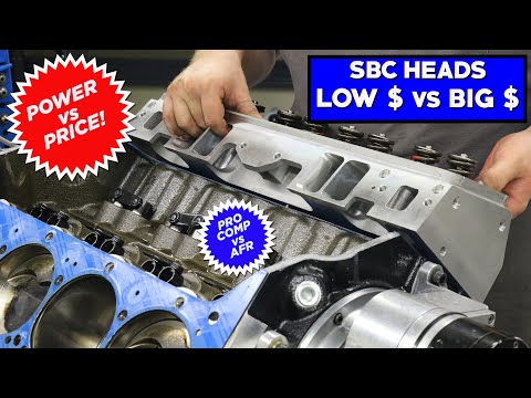CHEAP, EBAY SBC ALUM HEAD TESTS-ARE THE LOW BUCK CHEVY HEADS WORTH THE PRICE? SPEND MORE FOR AFRS?