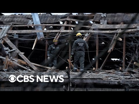 Video shows damage in Ukraine from overnight Russian attack