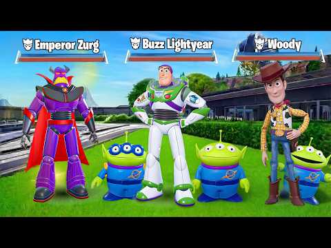 Pretending To Be *NEW* TOY STORY MYTHIC Bosses!