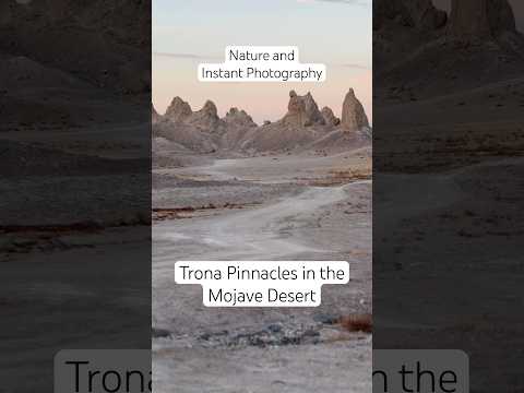 Instant Nature: Trona Pinnacles #fujifilm #tronapinnacles #instantphotography #fujiinstax #mojave