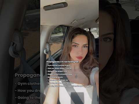 Ultra casual propaganda I’m not falling for.. and neither should you