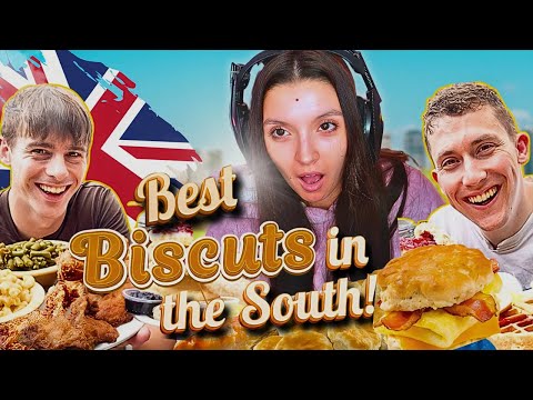 Are These the Best Biscuits in the South? | Two Brits Try Them | REACTION
