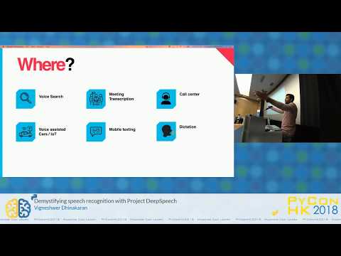 Demystifying speech recognition with Project DeepSpeech | PyConHK 2018