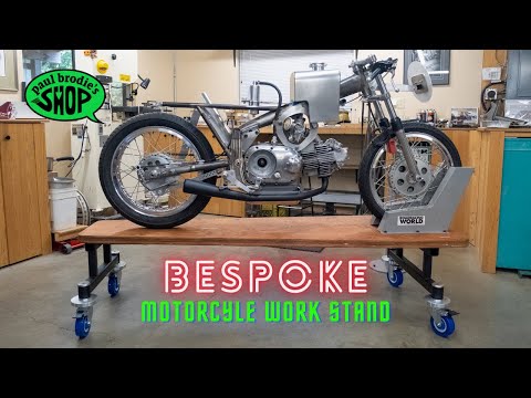Bespoke Motorcycle Work Stand // Paul Brodie's Shop
