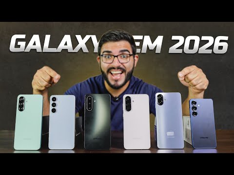 JÁ MUDOU! TOP 6 Smartphones da SAMSUNG que VALEM MUITO comprar em 2026! (mesmo com lançamentos)