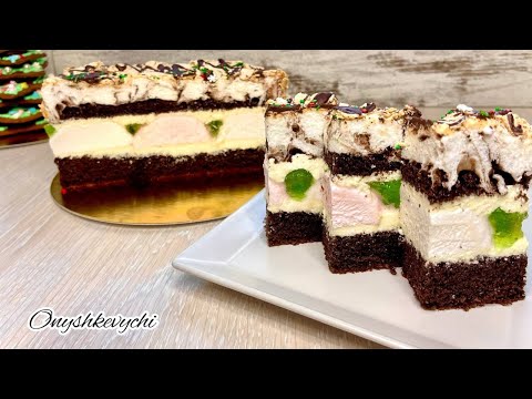 ОДНИМ КОРЖЕМ 🌿 «ОЧІ ЦАРИЦІ" 🌿з зефіром