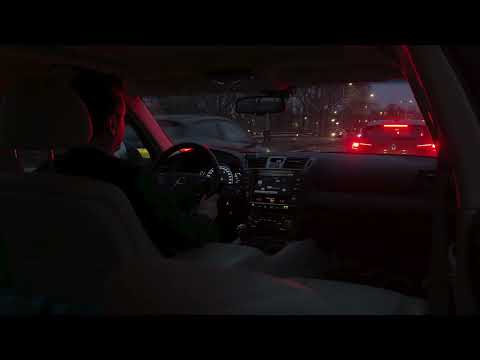 Quiet Calming Ride Through Busy Rotterdam Traffic With Pro Driver