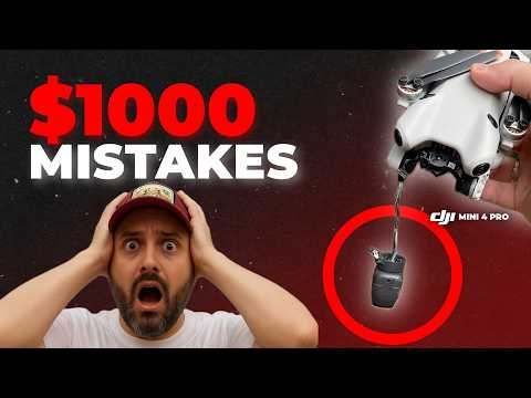 8 Drone Beginner Mistakes (DJI Mini 4 Pro/Mavic) - Avoid a $1000 Crash [Part 1]
