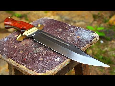 Making a Full Tang Bowie Knife