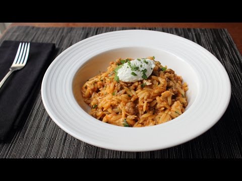 One-Pot Chicken & Sausage Orzo - Fast & Easy Pasta Recipe