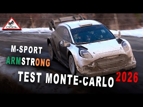 Test Jon Armstrong Rallye Monte-Carlo 2026 | Ford Puma Rally1 [Passats de canto]