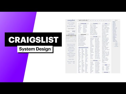 System Design: Craigslist