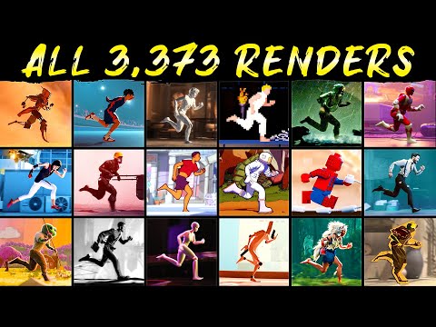 30 Years of Collective Parkour 3D Renders! | KINETIC RUSH ALL Renders Montage
