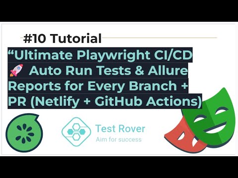 Ultimate Playwright CI/CD  🚀 Auto-Run Tests &  Allure Reports for Every Branch + PR GitHub Actions