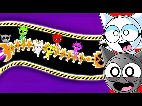 SPRUNKI ROLLER COASTER RACE!