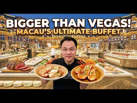 Vegas vs Asia: The Best Las Vegas Buffet...is in ASIA?!  Macau's Ultimate Seafood Lobster Buffet!