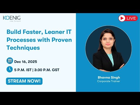 Build Faster, Leaner IT Processes with Proven Techniques
