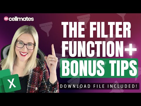 The FILTER Function in Excel + Bonus Tips - COMPREHENSIVE TUTORIAL!