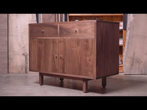 How to Build A Walnut Sideboard | Waaywood Build Series