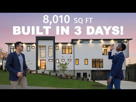 This 8,010 Sq Ft Luxury Modular Home Built in Just Days (Full Tour)