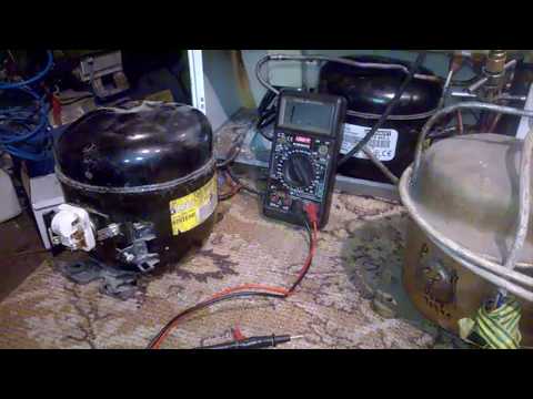 How to start a stuck refrigerator compressor motor
