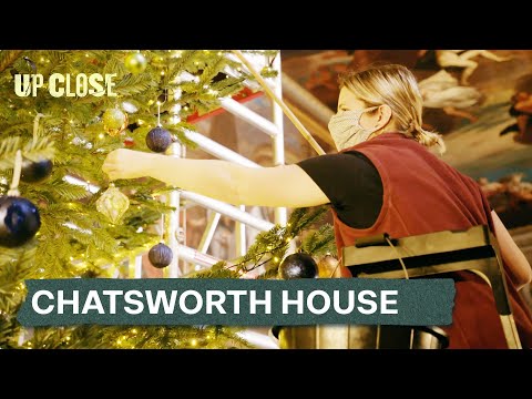 Chatsworth House: A Magical Winter Wonderland in the Making | Christmas at Stately Home Ep.1