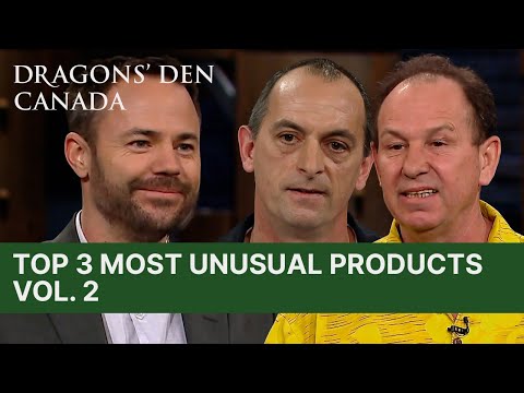 Top 3 Most Unusual Products Pitched In The Den | Vol.2 | Dragons' Den Canada