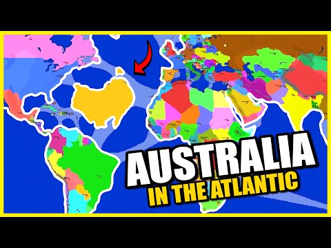 What if Australia Was in the ATLANTIC Ocean... (World War Simulator)
