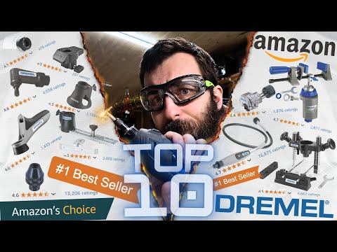 TOP 10 Dremel Attachments According to Amazon – First look Review - Let's Rank Them!