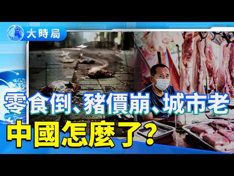 中國經濟慢性崩塌！零食巨頭關500店  豬肉跌三成  明星藥企用「公廁糞便」造假　20省陷老齡化危機！真實中國正在下沉｜真實中國｜要聞透視｜大時局