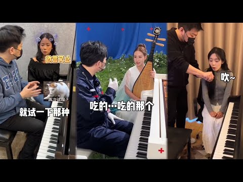 Piano master pretends to be a beginner to dabble in lessons? Playing and Playing is Wonderful 64-70