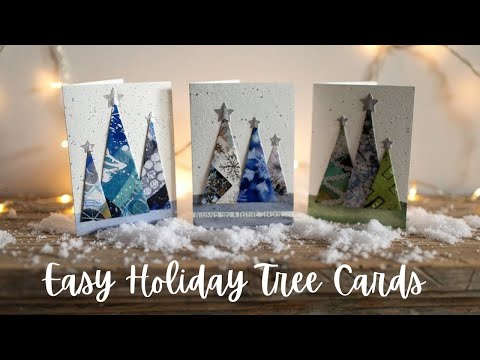 Easy Folded Holiday Tree Card