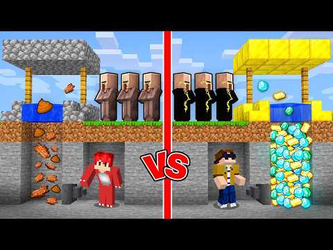 ARMER WUNSCHBRUNNEN vs. REICHER WUNSCHBRUNNEN in Minecraft!